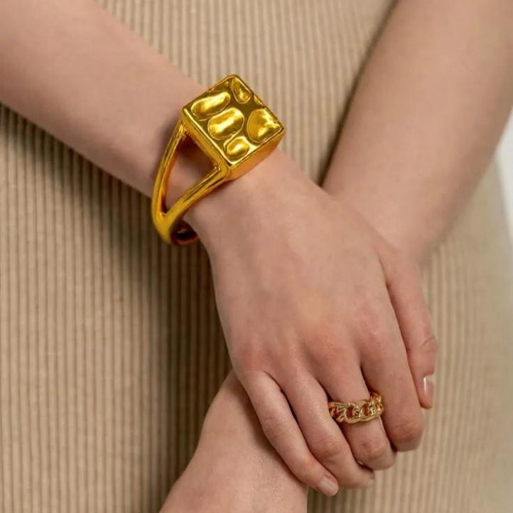 Gold Embrace Bracelet