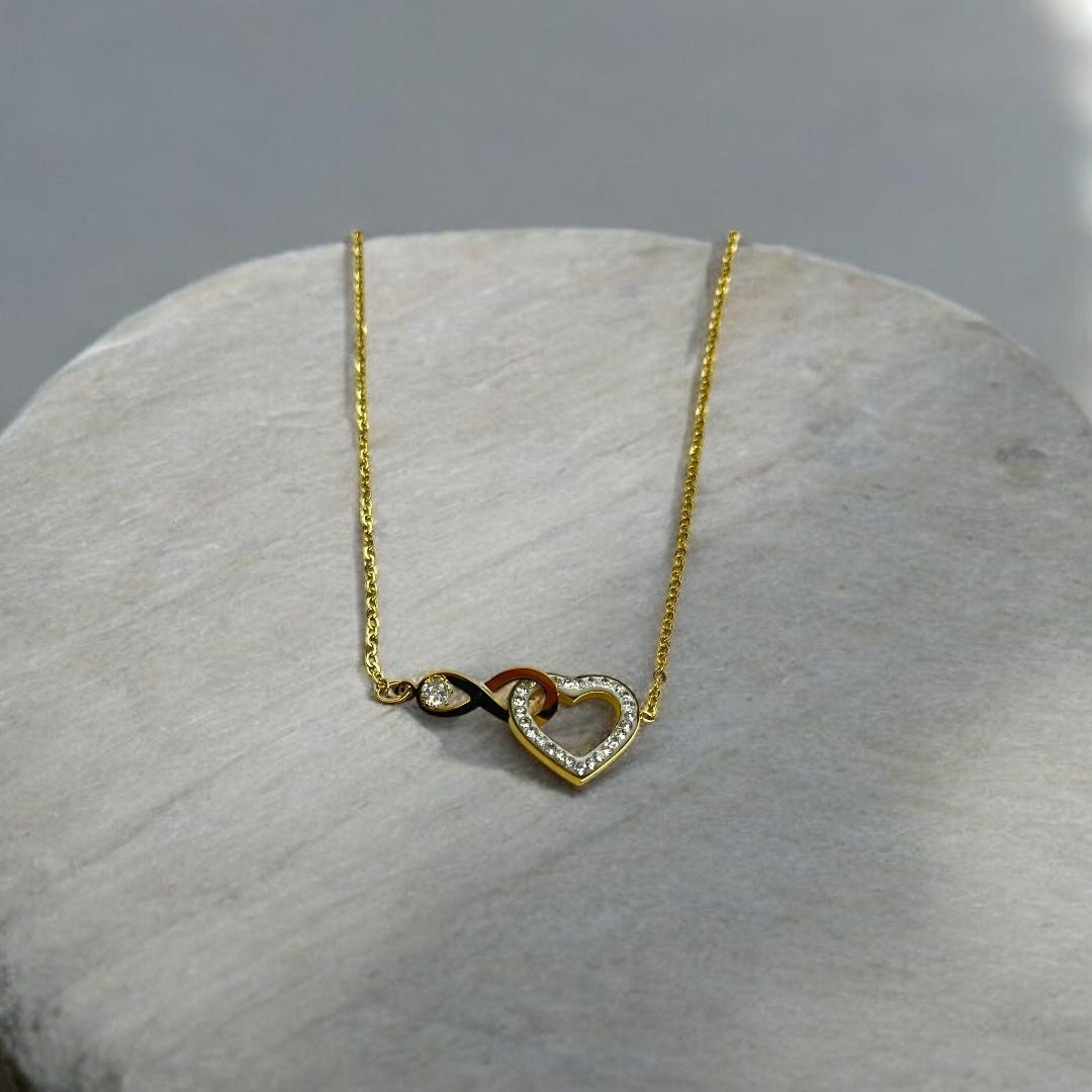 Heart Infinity Necklace