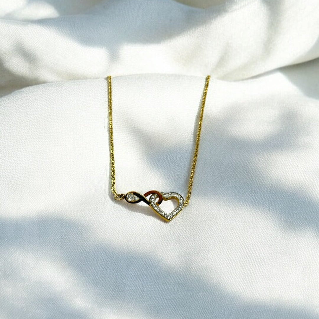 Heart Infinity Necklace