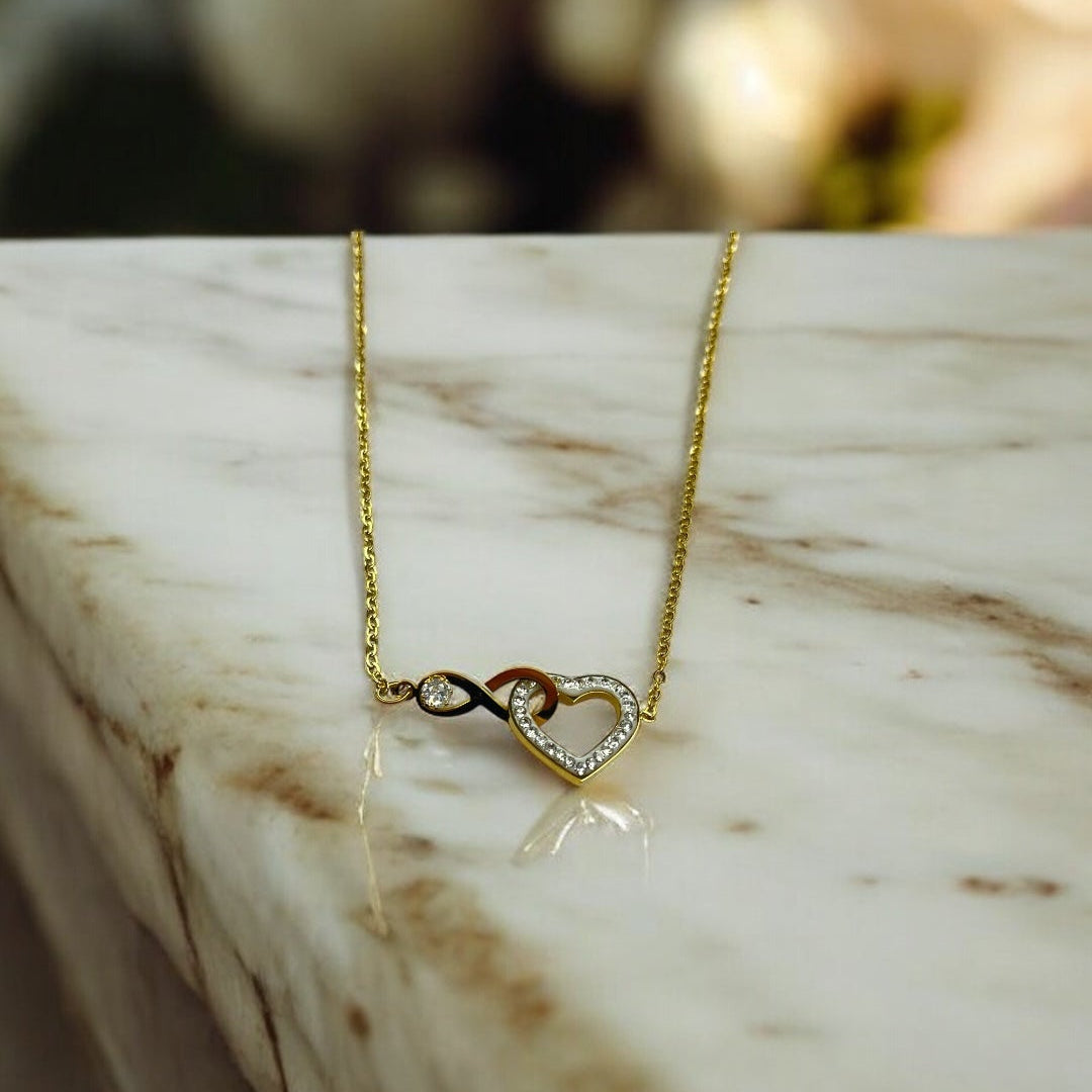 Heart Infinity Necklace