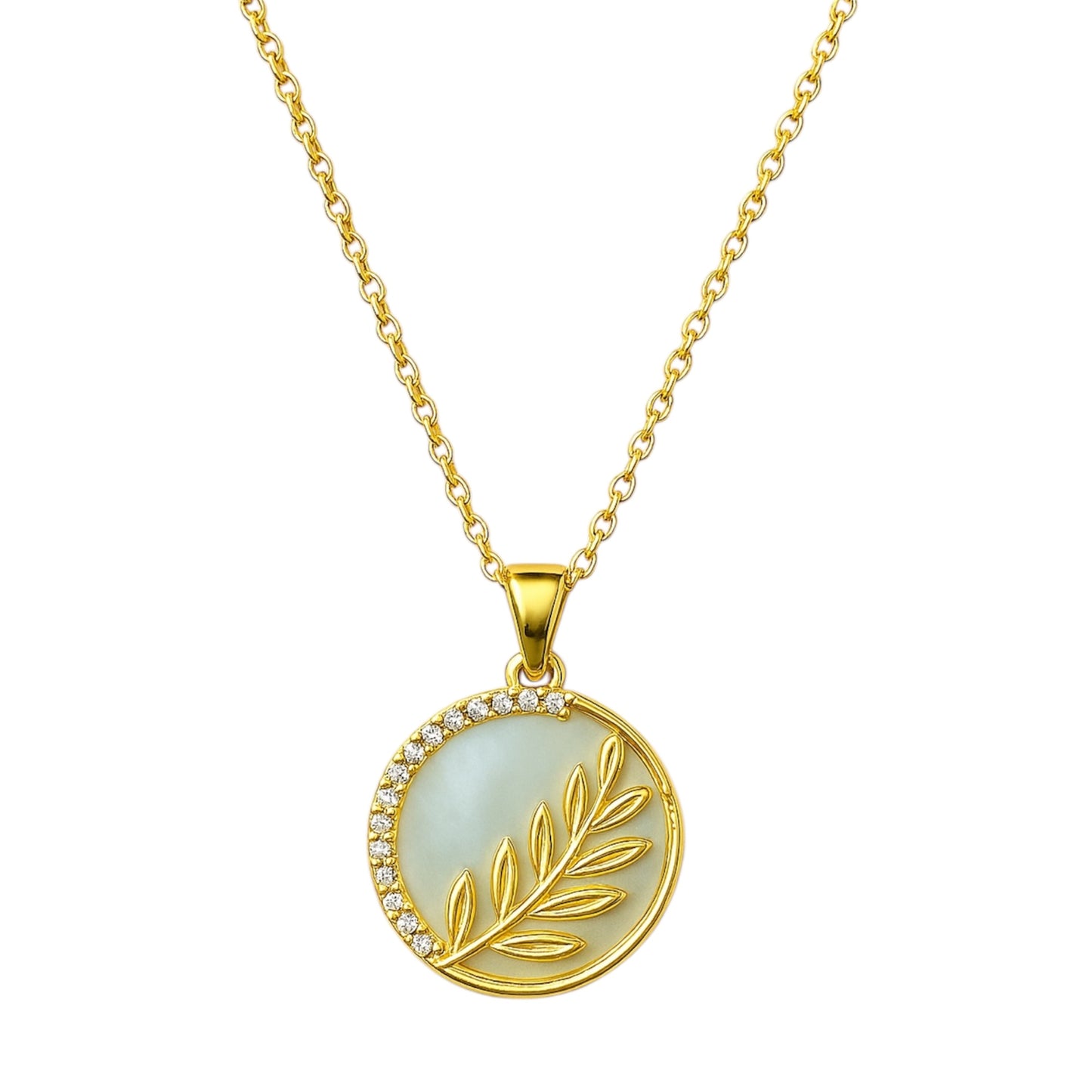 Gold Leaf Grace Necklace