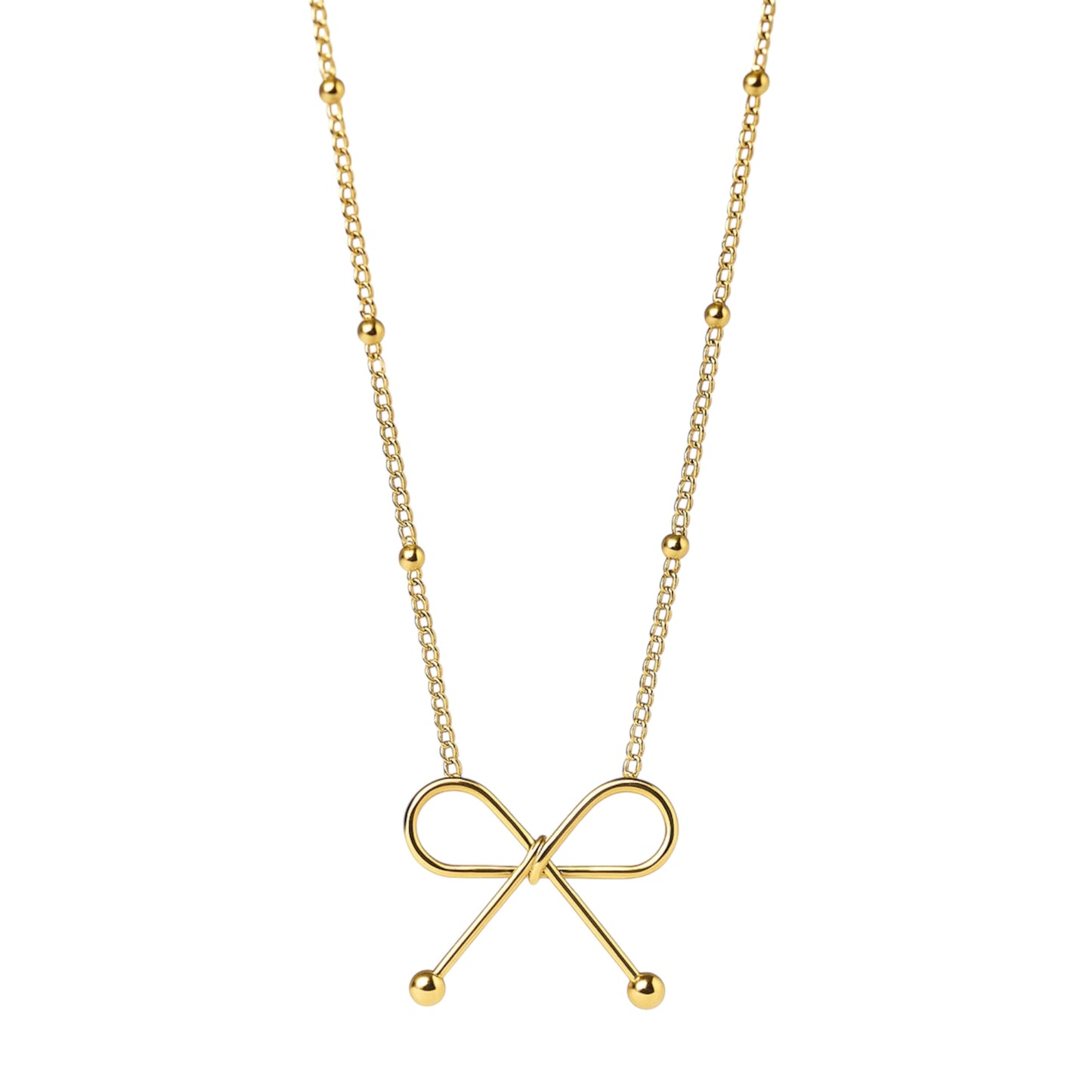 Dainty Ribbon Pendant Minimalist Everyday Jewelry